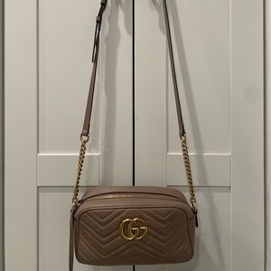 Gucci Marmont small matelassé crossbody bag